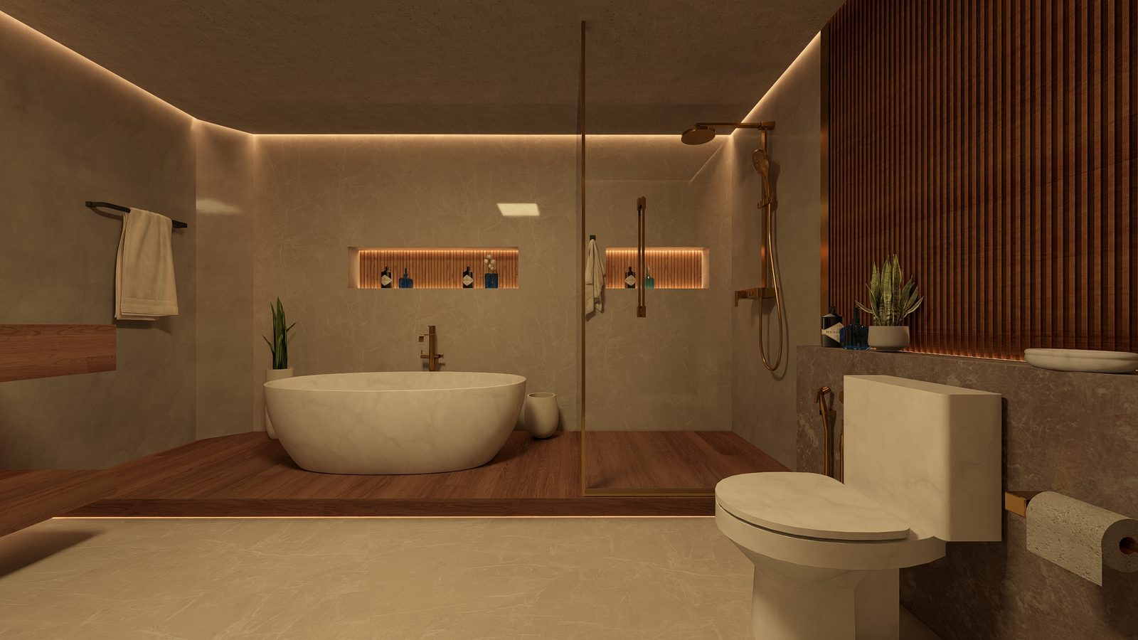 Spa bathroom interior — Archilawn